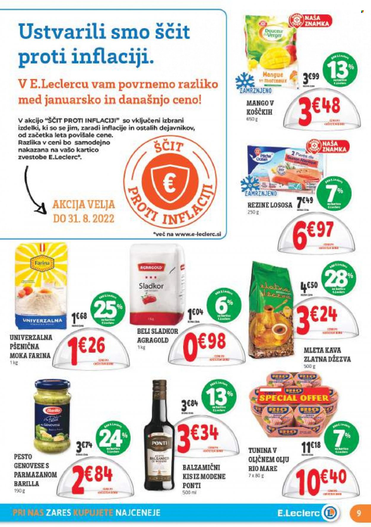 E.Leclerc katalog - 17.8.2022 - 27.8.2022. Stran 9