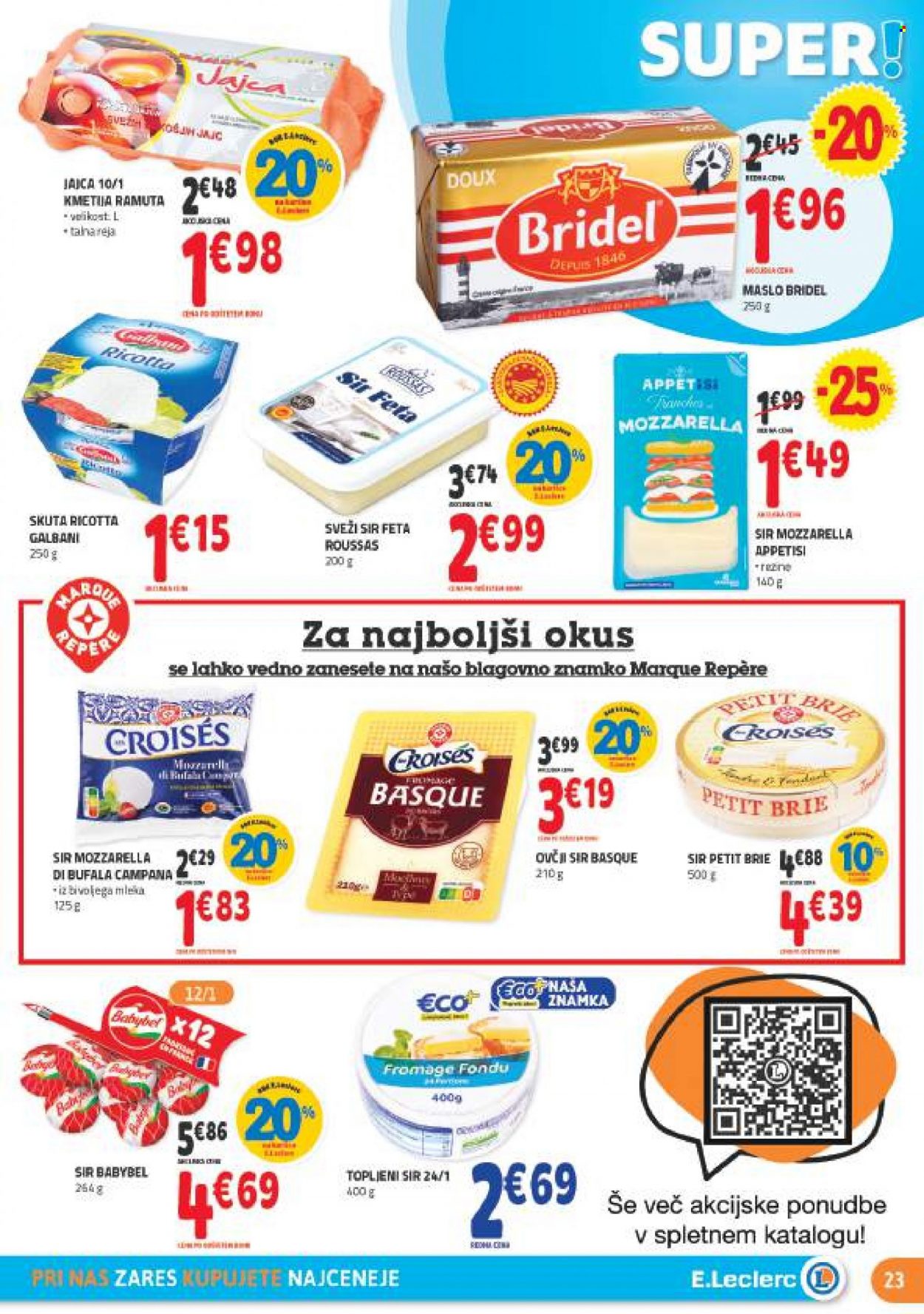 E.Leclerc katalog - 17.8.2022 - 27.8.2022. Stran 23