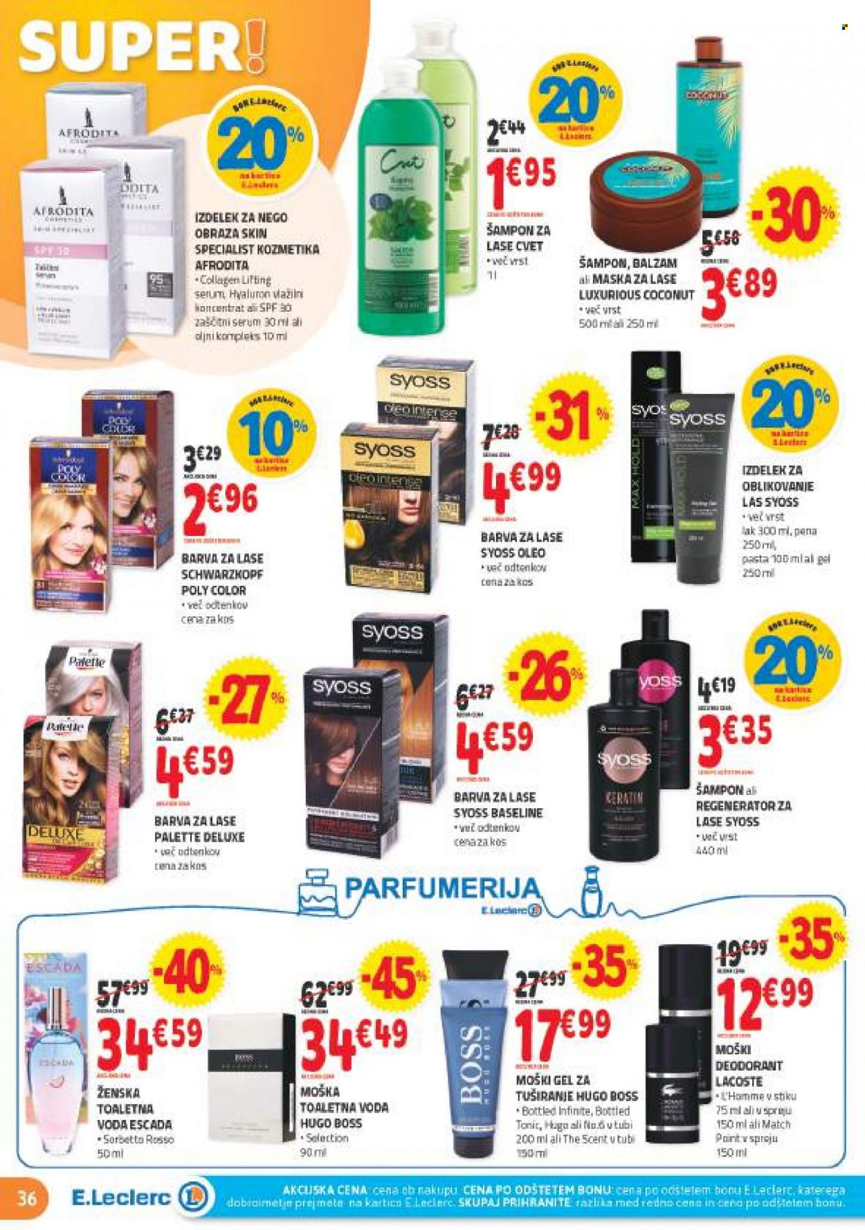 E.Leclerc katalog - 17.8.2022 - 27.8.2022. Stran 36