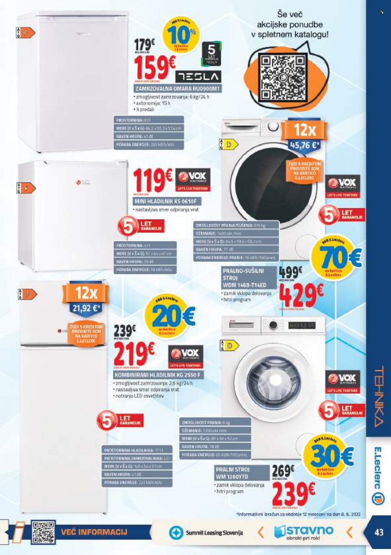 E.Leclerc katalog - 17.8.2022 - 27.8.2022. Stran 43