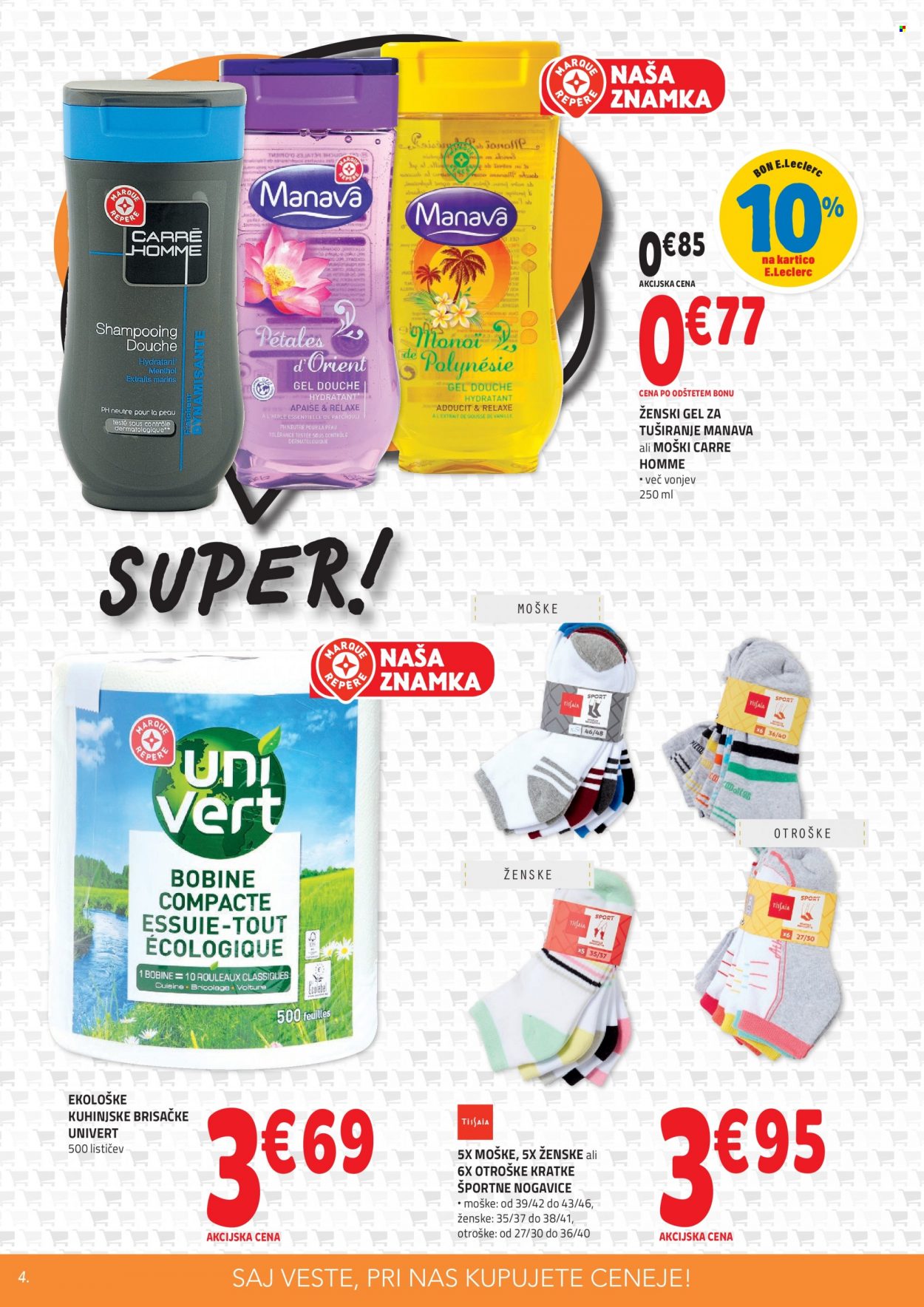 E.Leclerc katalog - 17.8.2022 - 27.8.2022. Stran 4
