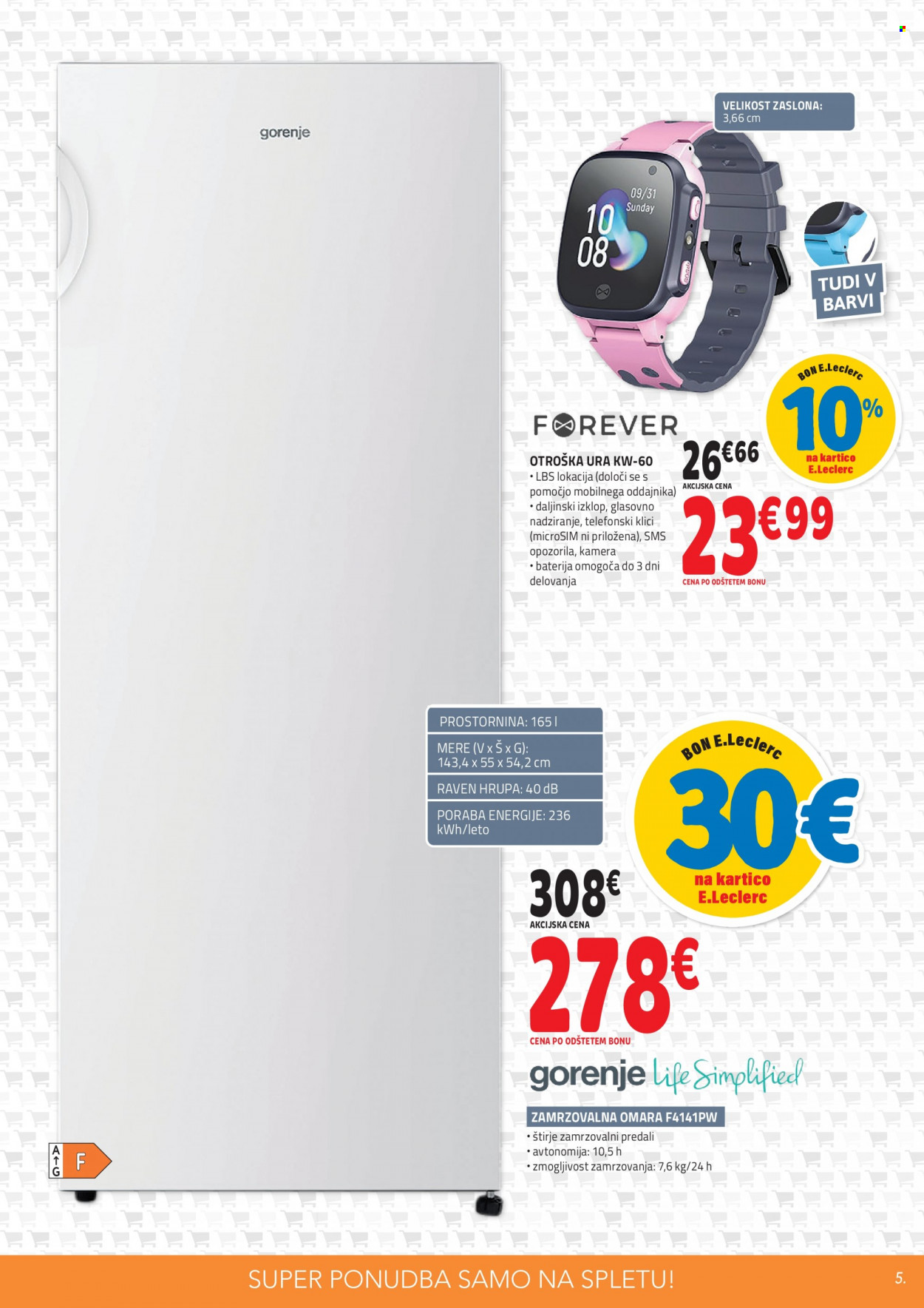 E.Leclerc katalog - 17.8.2022 - 27.8.2022. Stran 5