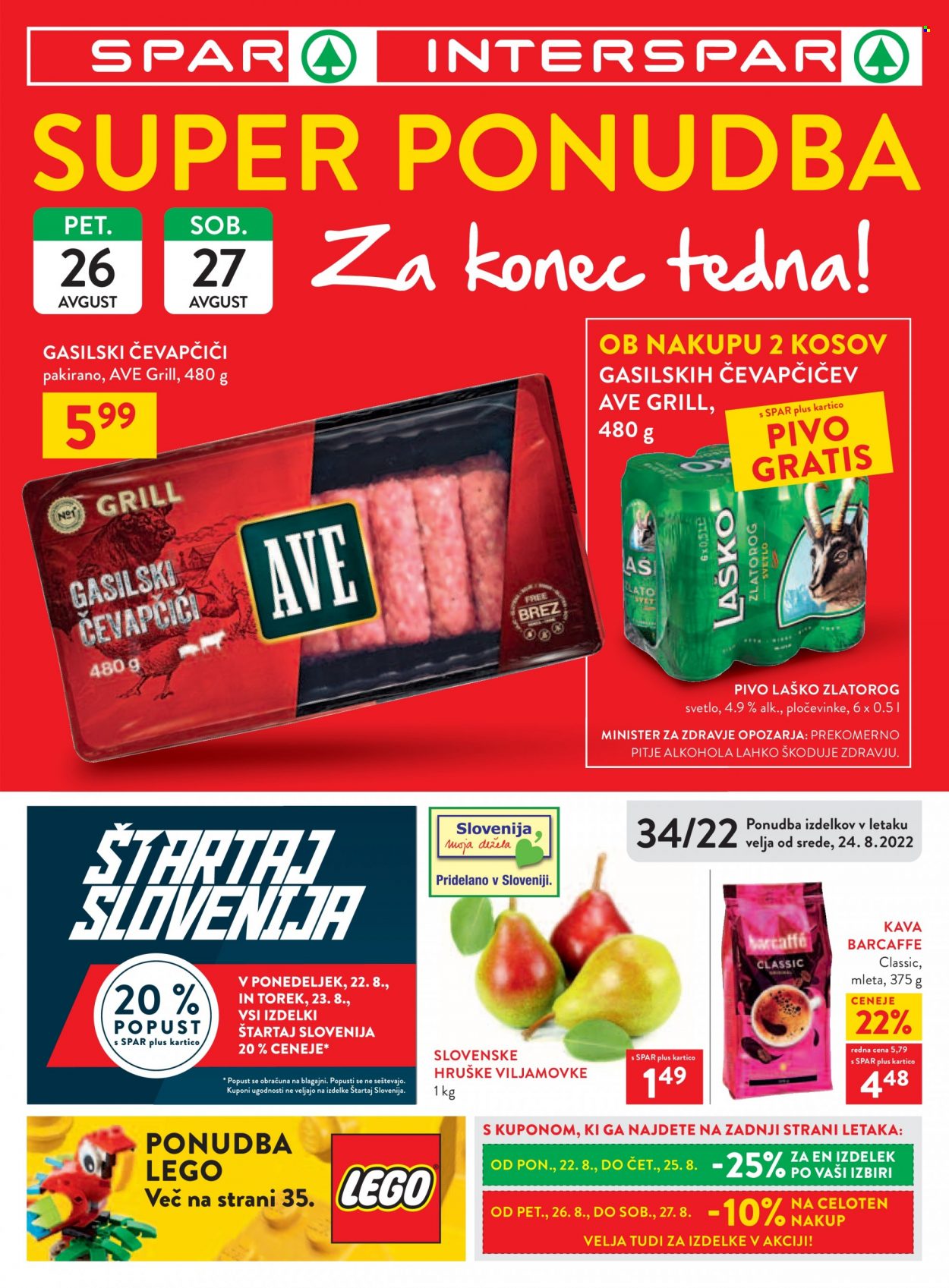 SPAR katalog - 24.8.2022 - 6.9.2022. Stran 1