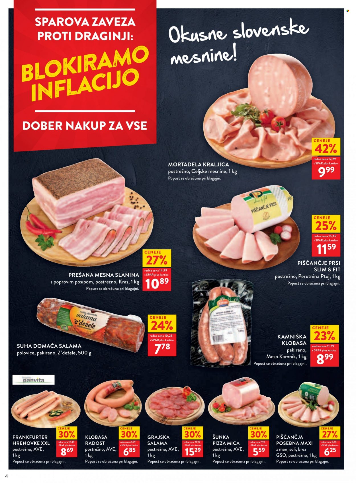SPAR katalog - 24.8.2022 - 6.9.2022. Stran 4
