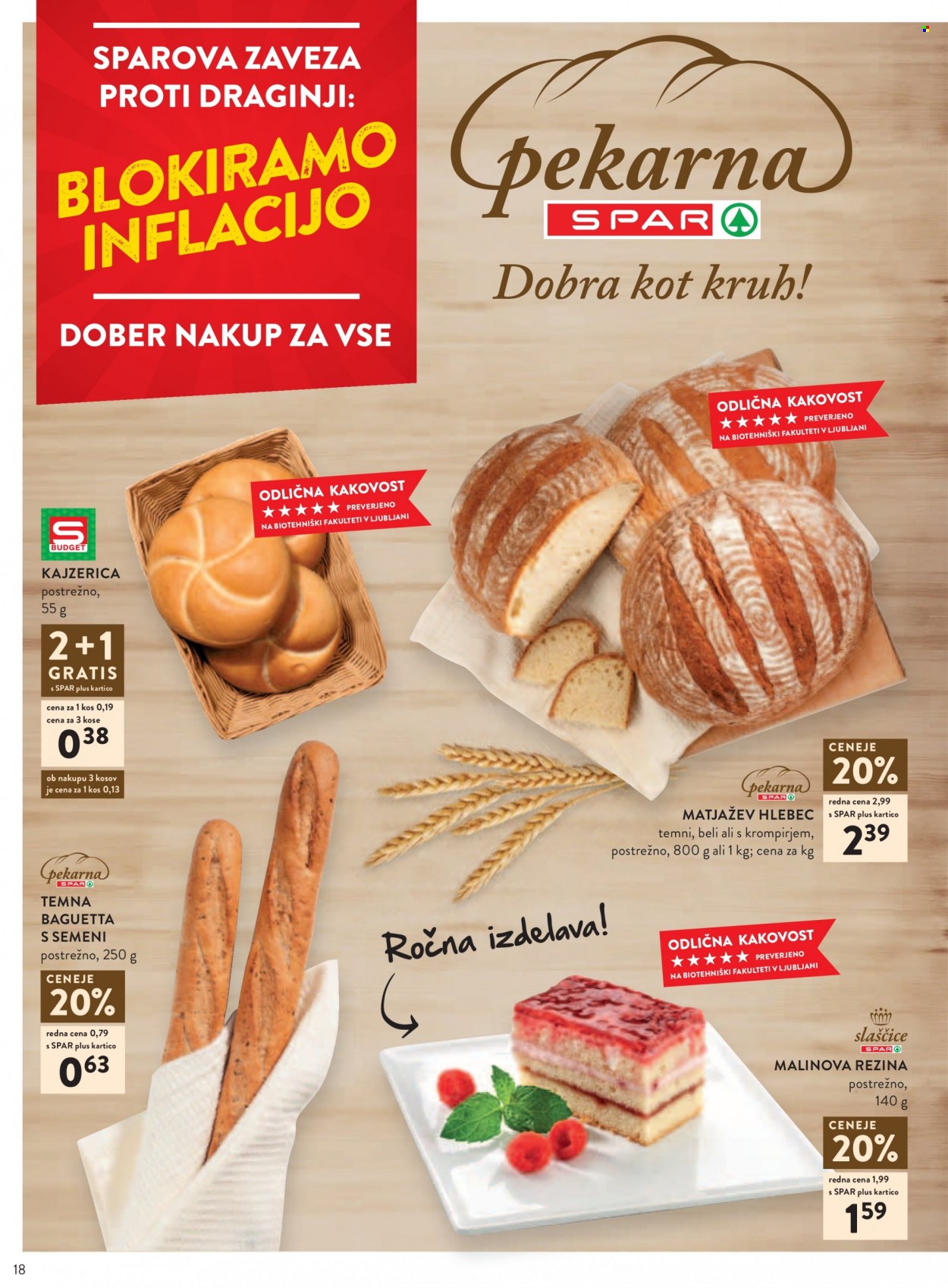 SPAR katalog - 24.8.2022 - 6.9.2022. Stran 18