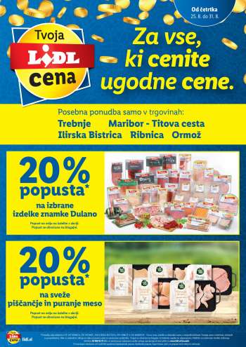 Lidl katalog - 25.08.2022 - 31.08.2022.