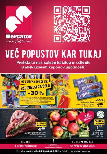 Mercator katalog - 25.08.2022 - 31.08.2022.