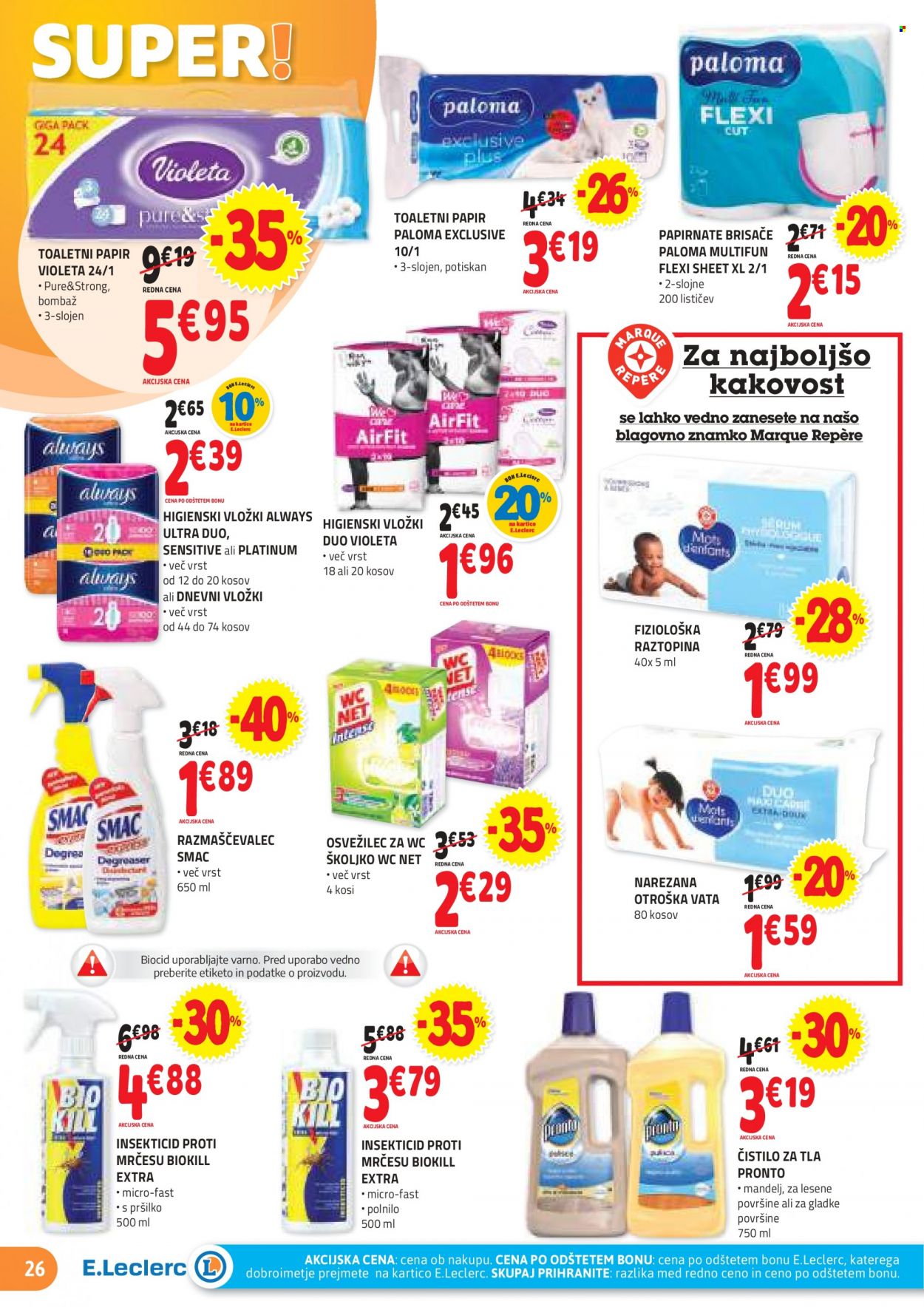 E.Leclerc katalog - 24.8.2022 - 3.9.2022. Stran 26
