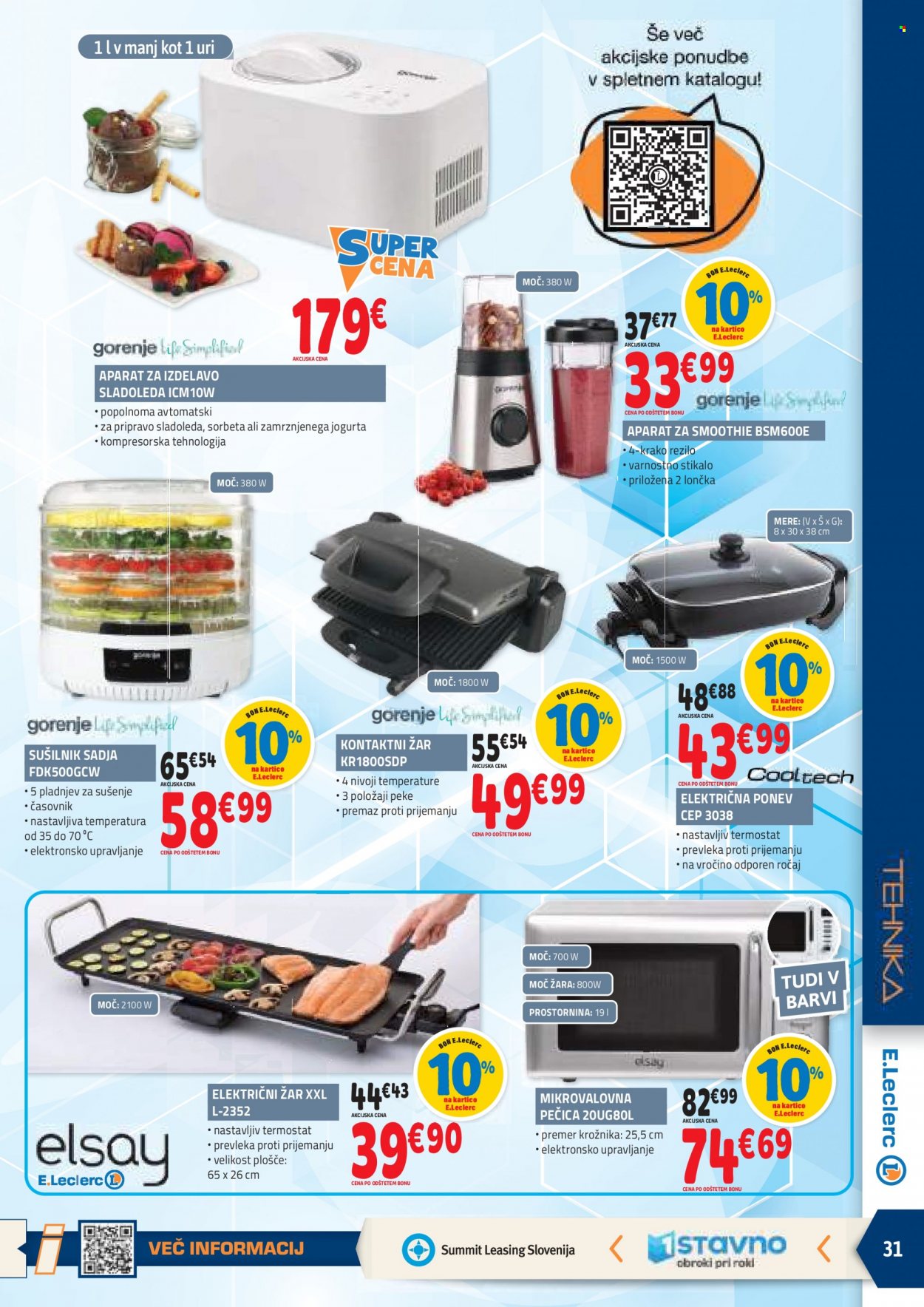 E.Leclerc katalog - 24.8.2022 - 3.9.2022. Stran 31