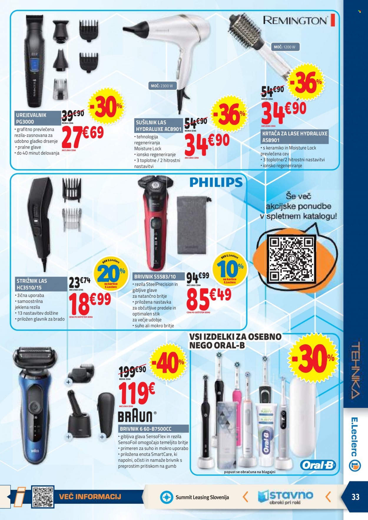 E.Leclerc katalog - 24.8.2022 - 3.9.2022. Stran 33