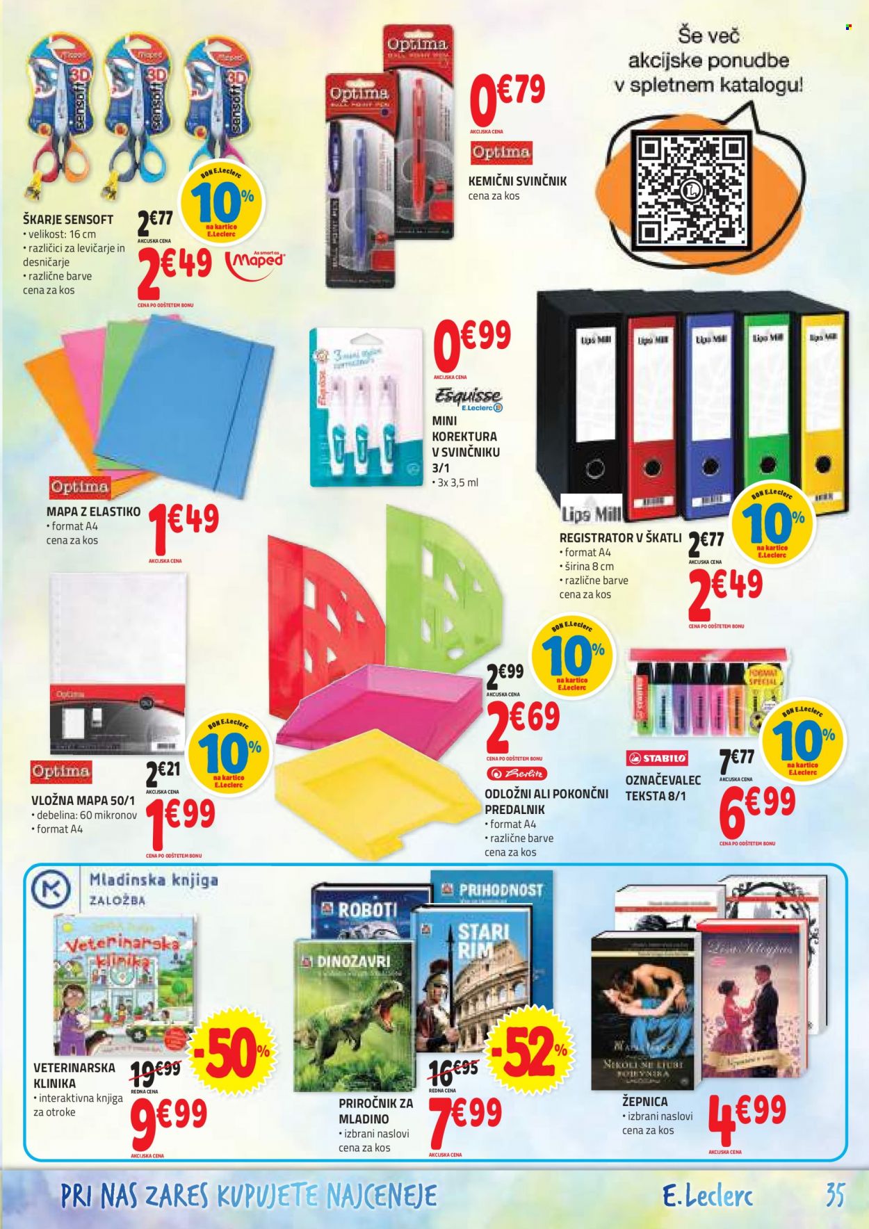 E.Leclerc katalog - 24.8.2022 - 3.9.2022. Stran 35