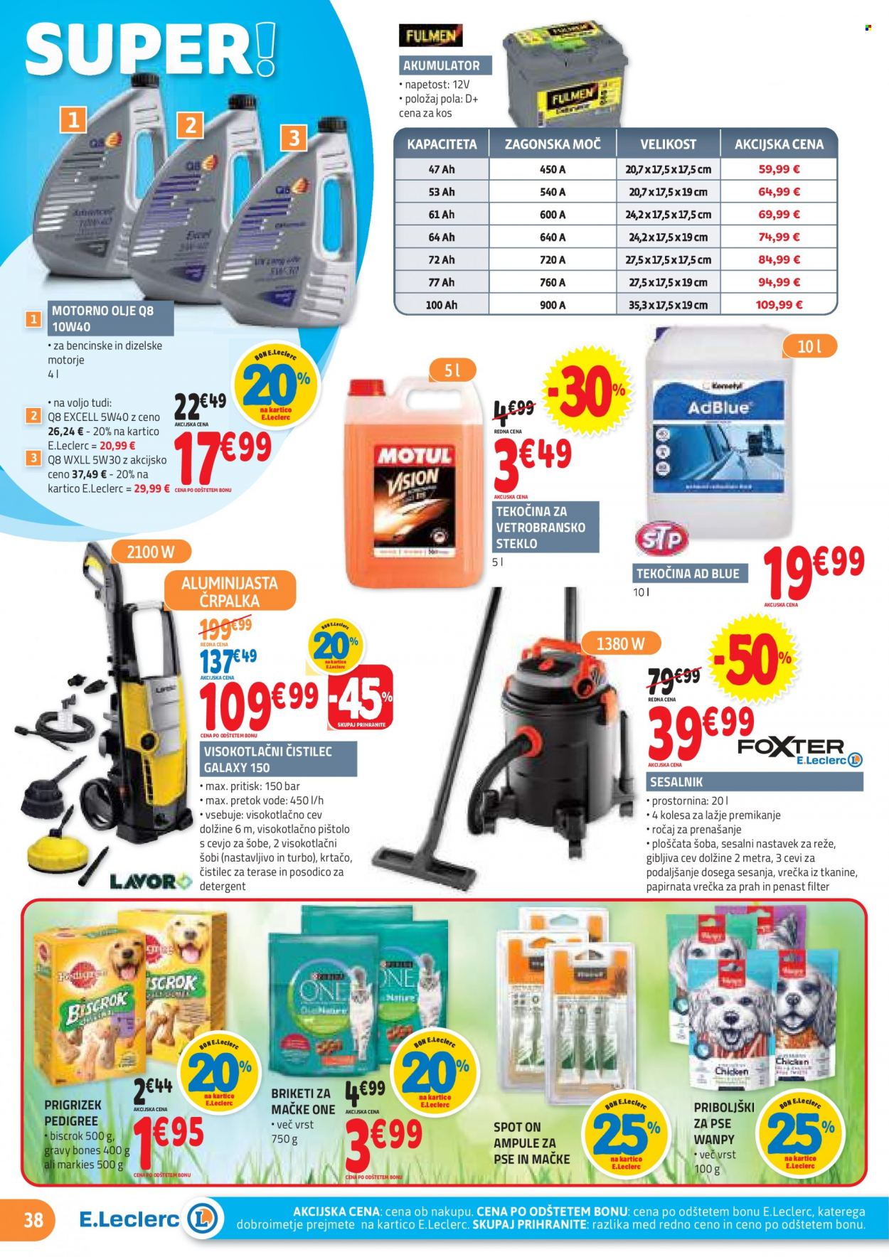 E.Leclerc katalog - 24.8.2022 - 3.9.2022. Stran 38