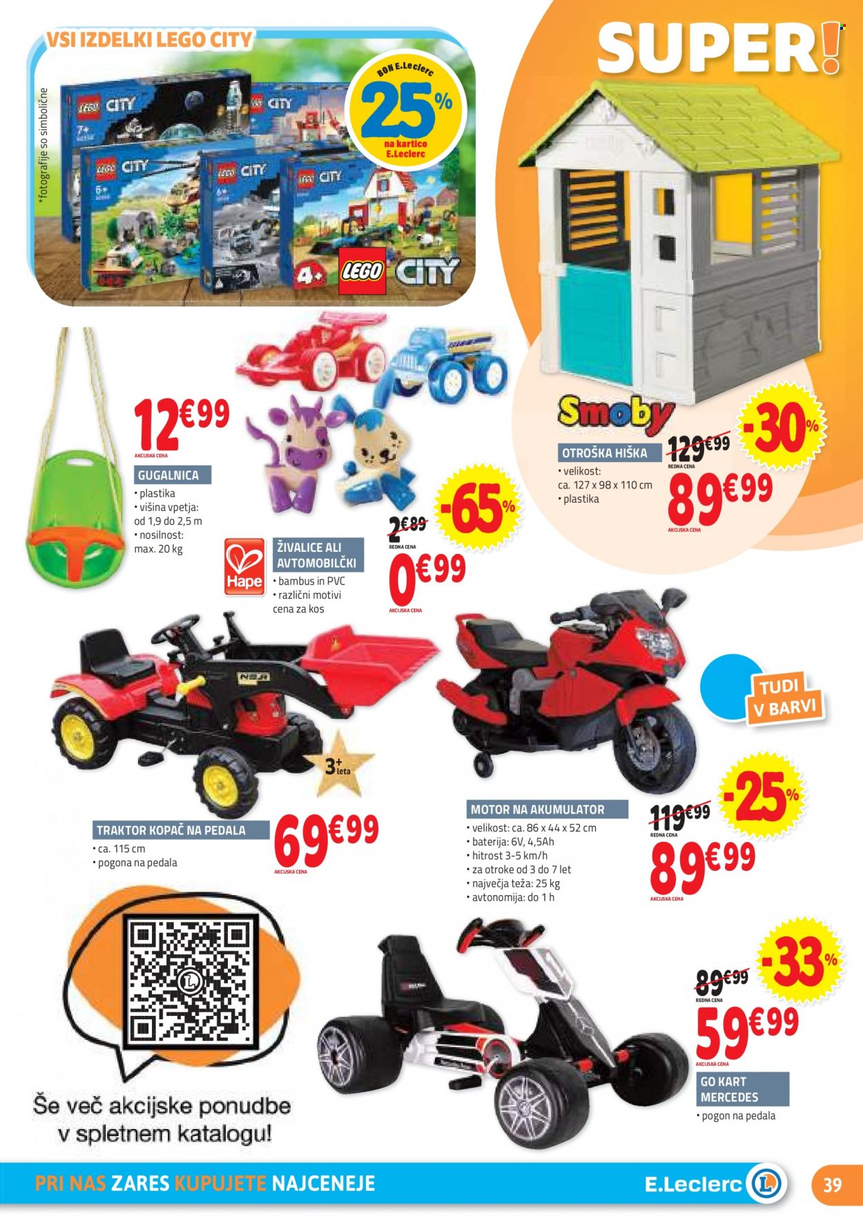 E.Leclerc katalog - 24.8.2022 - 3.9.2022. Stran 39