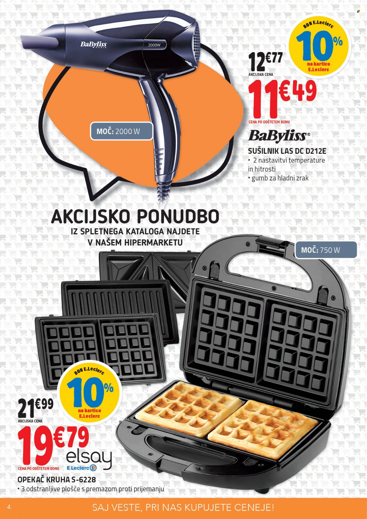 E.Leclerc katalog - 24.8.2022 - 3.9.2022. Stran 4