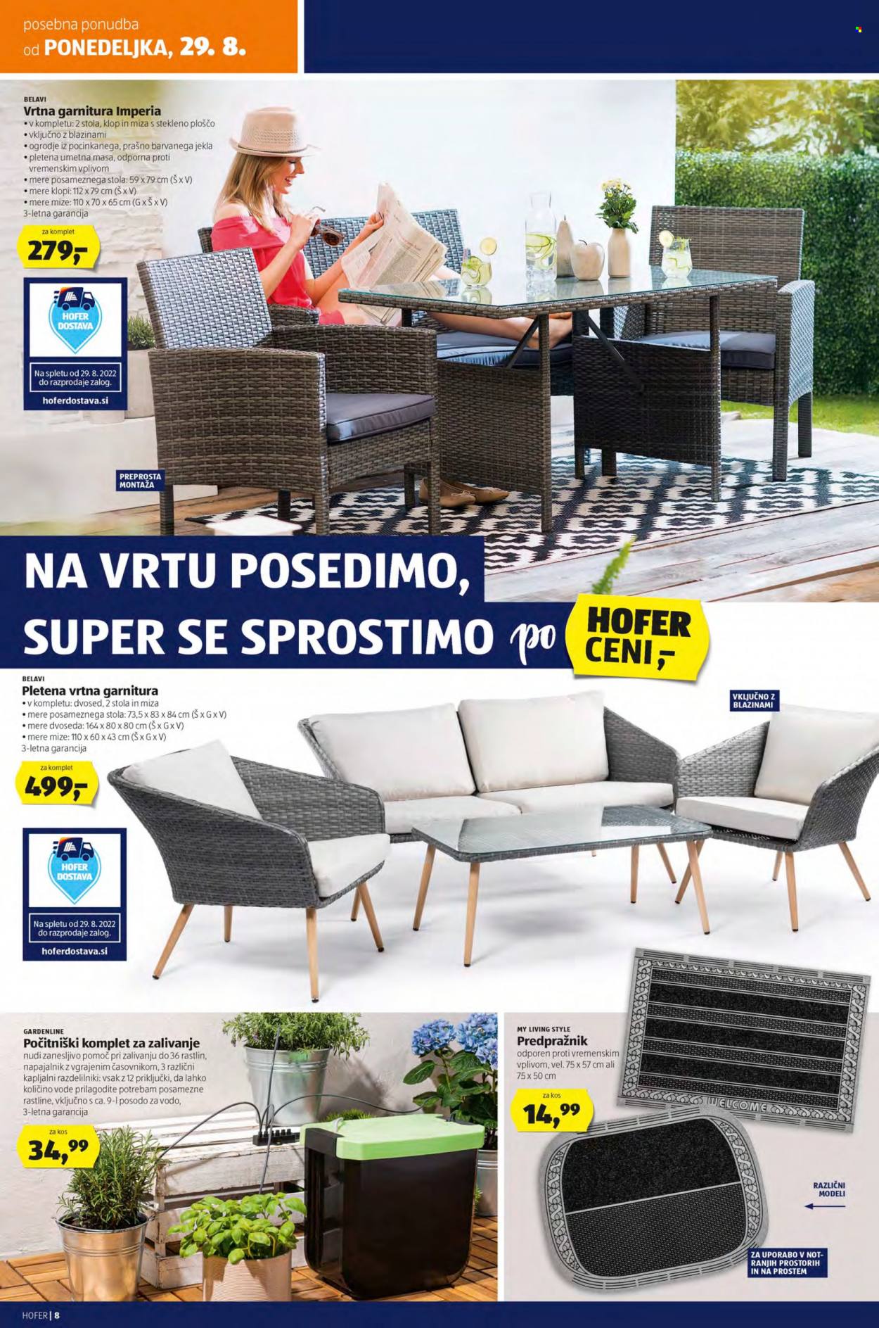 Hofer katalog - 26.8.2022 - 3.9.2022. Stran 8