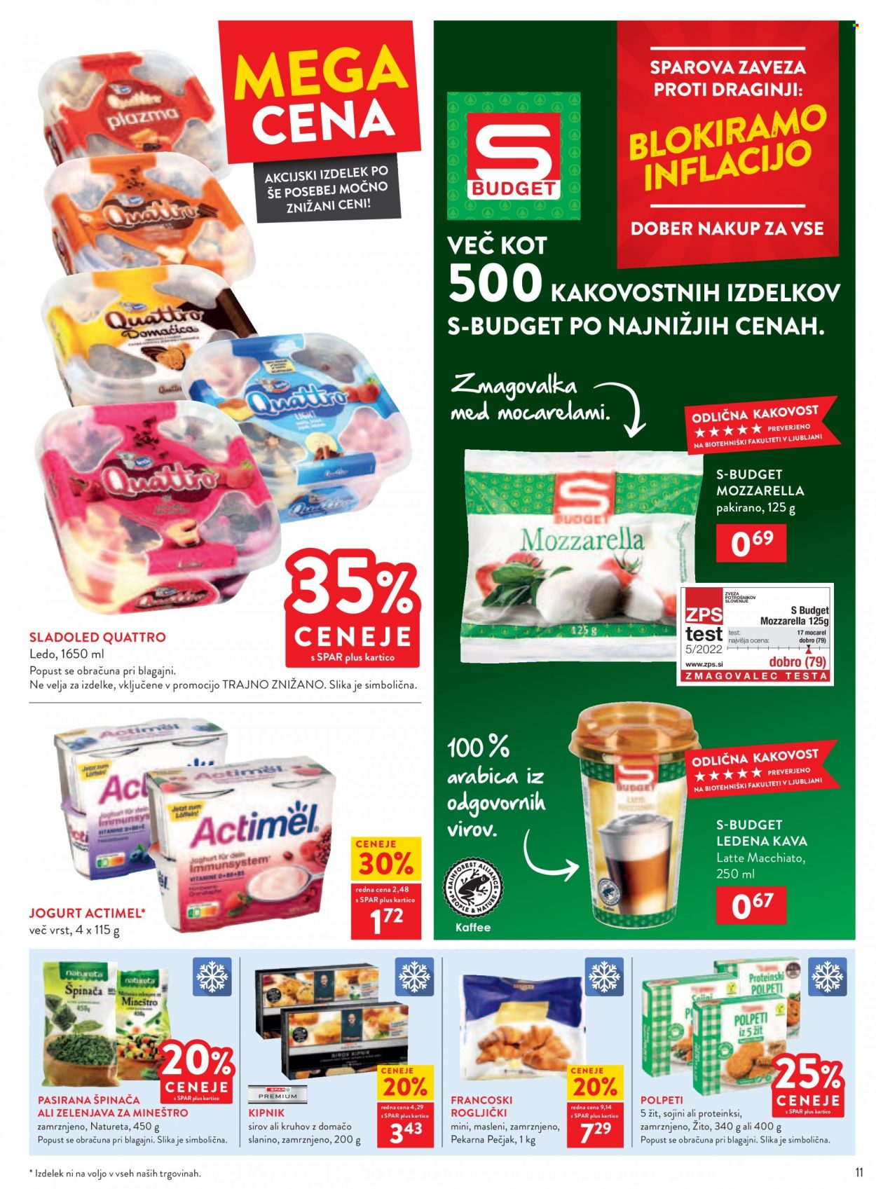 SPAR katalog - 31.8.2022 - 13.9.2022. Stran 11