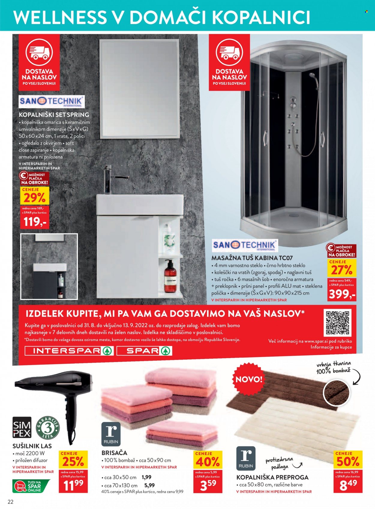 SPAR katalog - 31.8.2022 - 13.9.2022. Stran 22