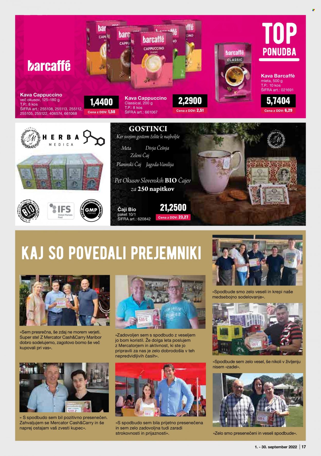 Mercator Cash & Carry katalog - 1.9.2022 - 30.9.2022. Stran 17