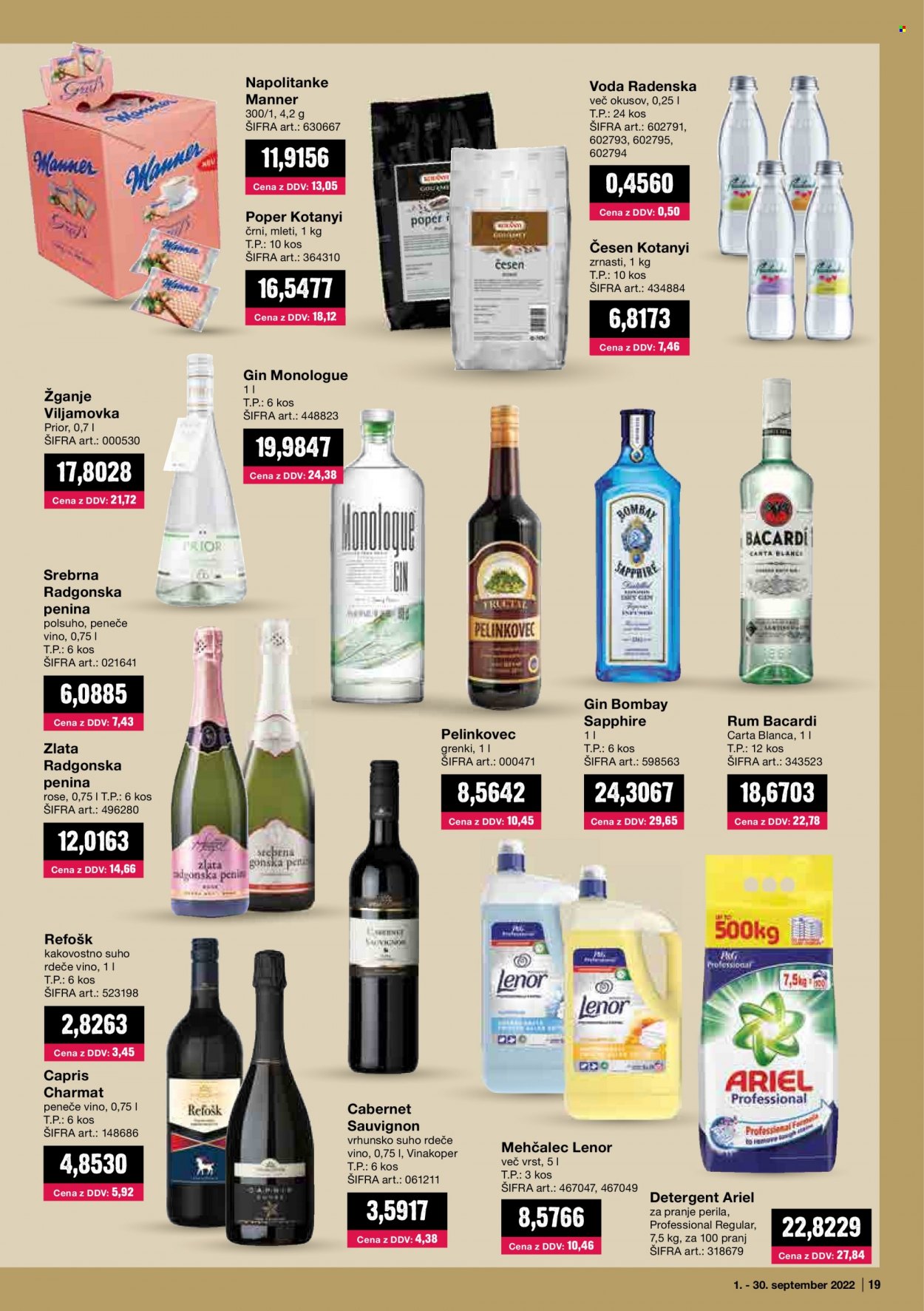 Mercator Cash & Carry katalog - 1.9.2022 - 30.9.2022. Stran 19