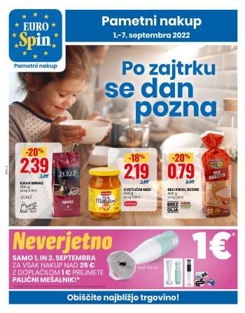 EuroSpin katalog - 01.09.2022 - 07.09.2022.