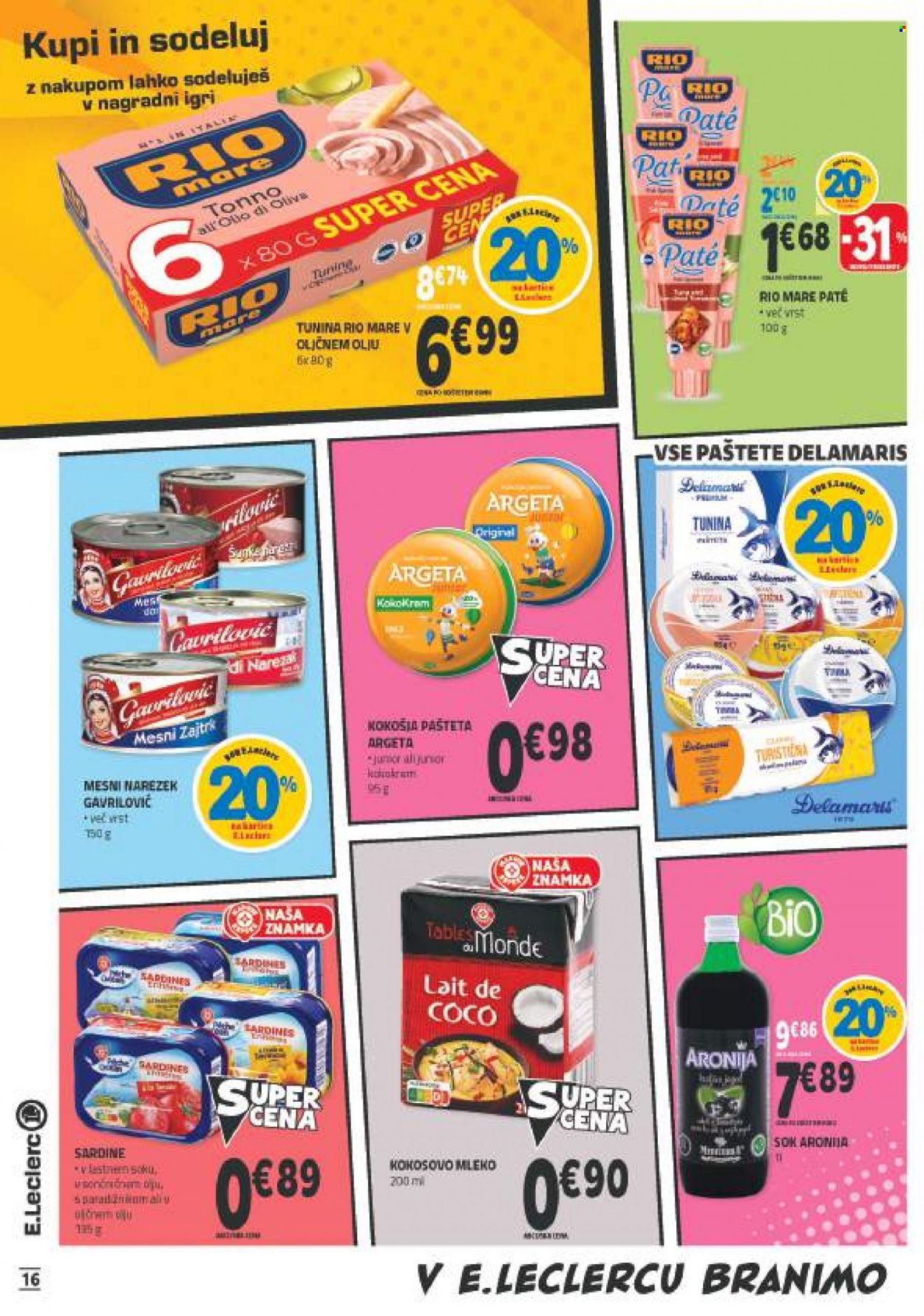 E.Leclerc katalog - 31.8.2022 - 10.9.2022. Stran 16