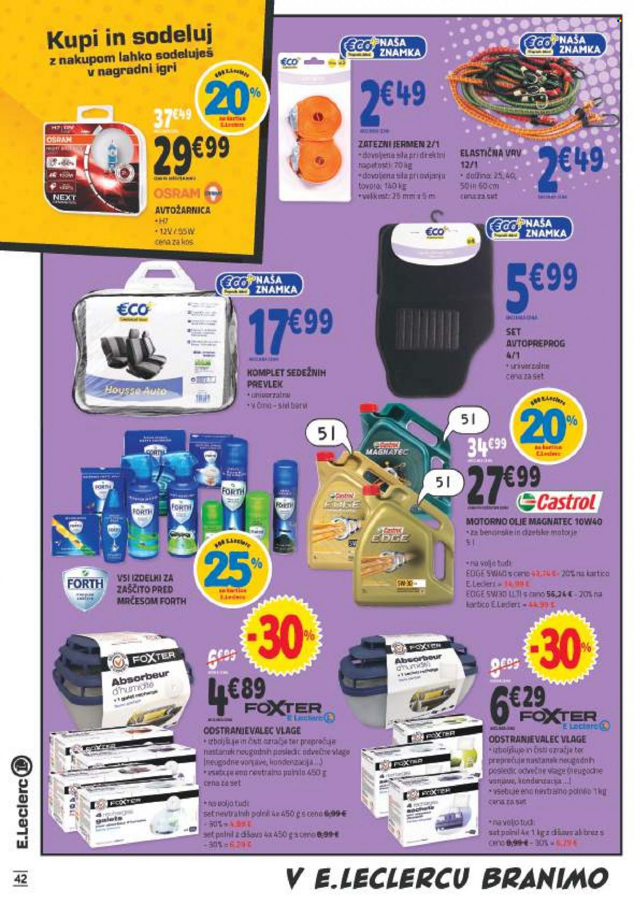 E.Leclerc katalog - 31.8.2022 - 10.9.2022. Stran 42