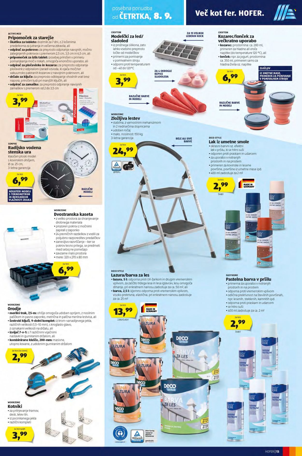 Hofer katalog - 2.9.2022 - 10.9.2022. Stran 13