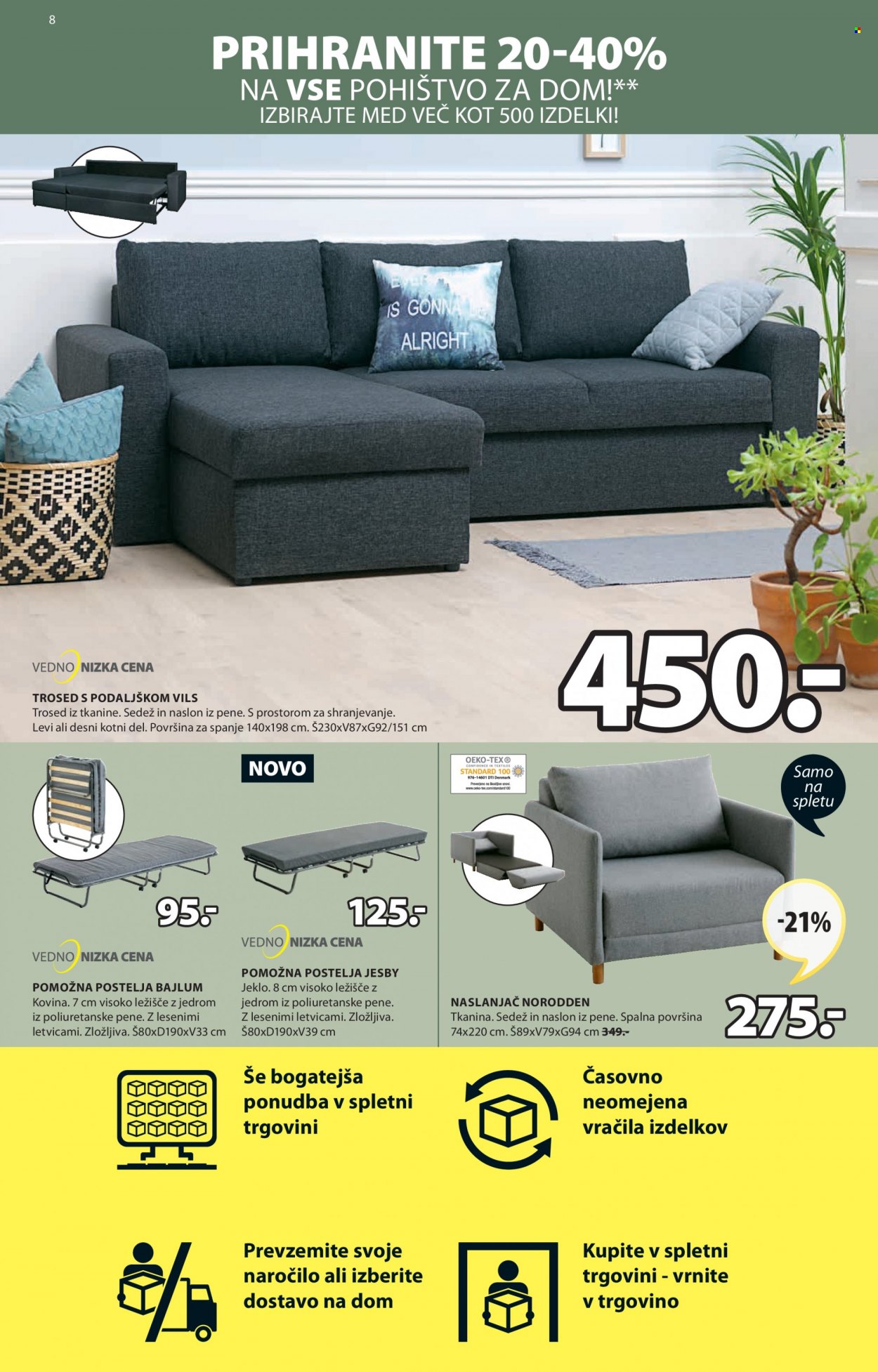 JYSK katalog - 1.9.2022 - 18.9.2022. Stran 8