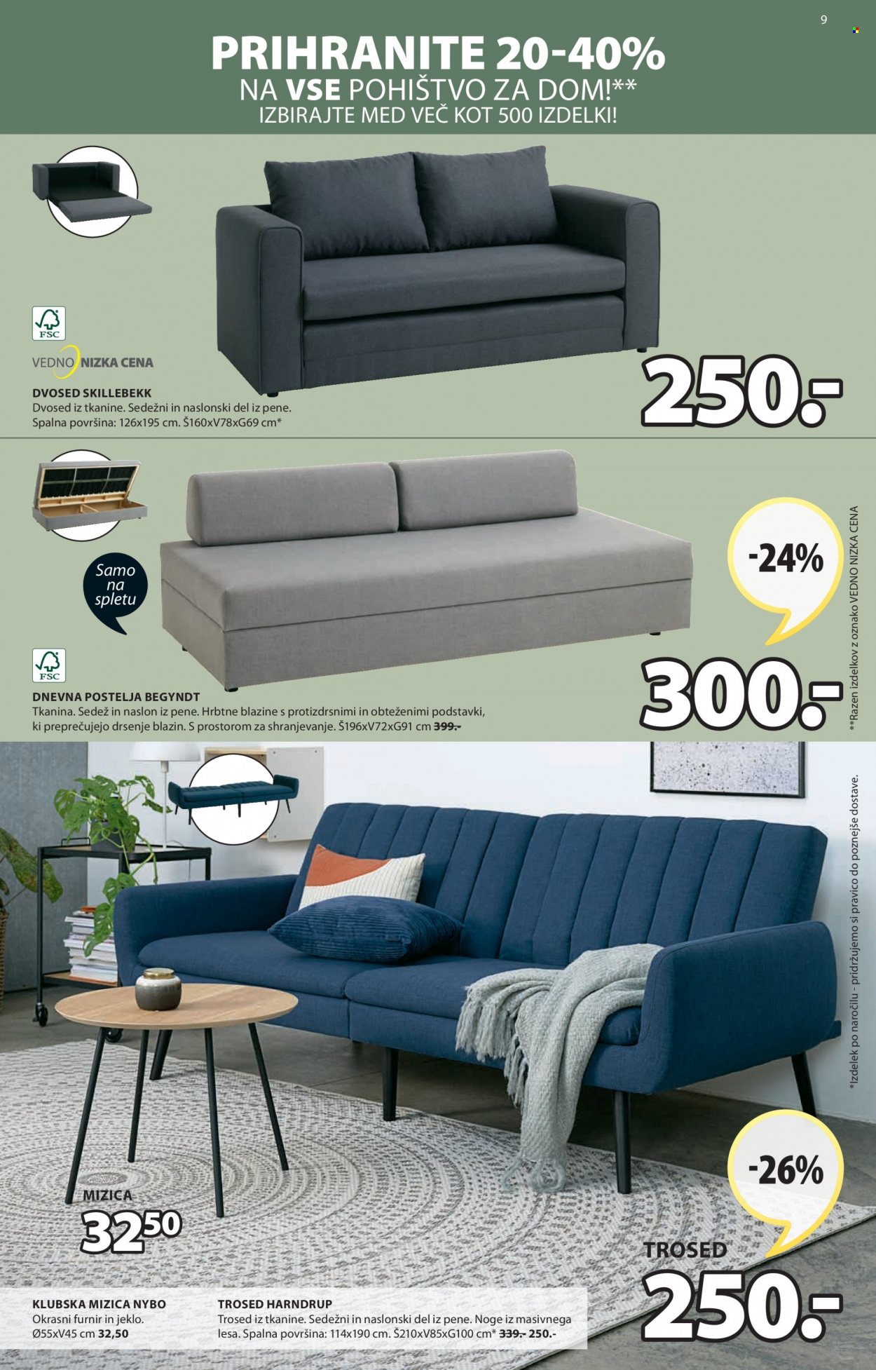 JYSK katalog - 1.9.2022 - 18.9.2022. Stran 9