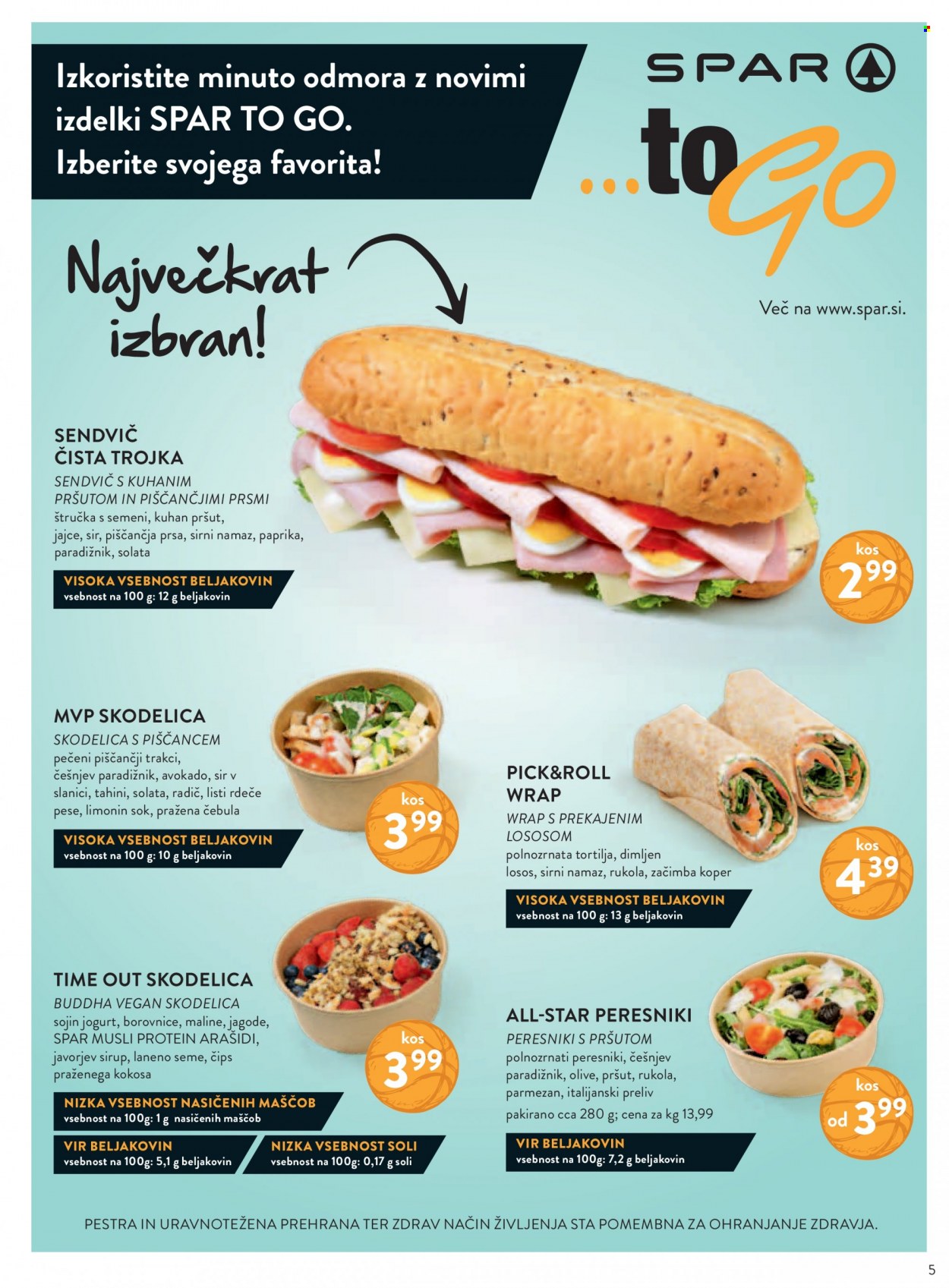 SPAR katalog - 7.9.2022 - 13.9.2022. Stran 5
