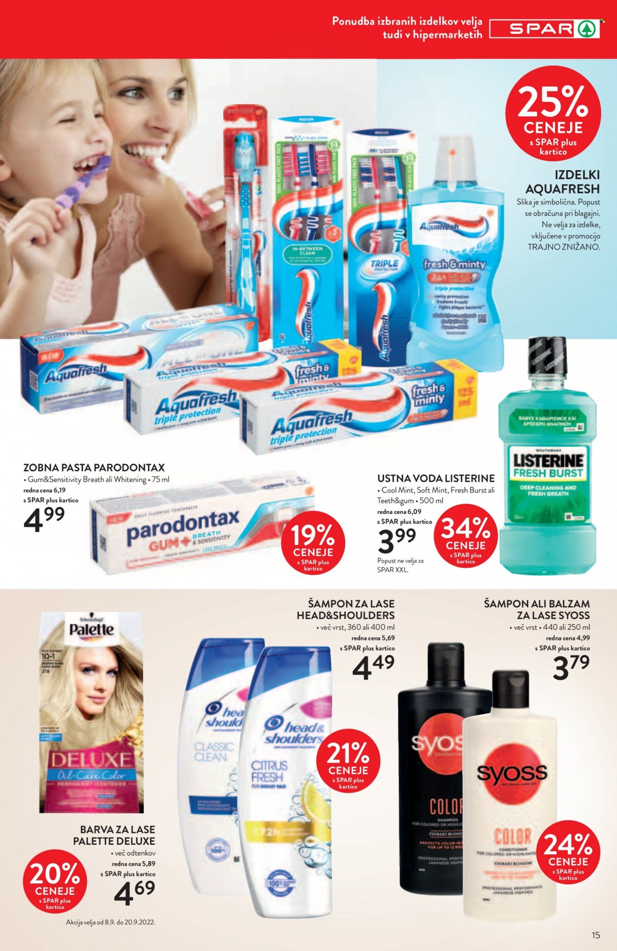 SPAR katalog - 7.9.2022 - 20.9.2022. Stran 15