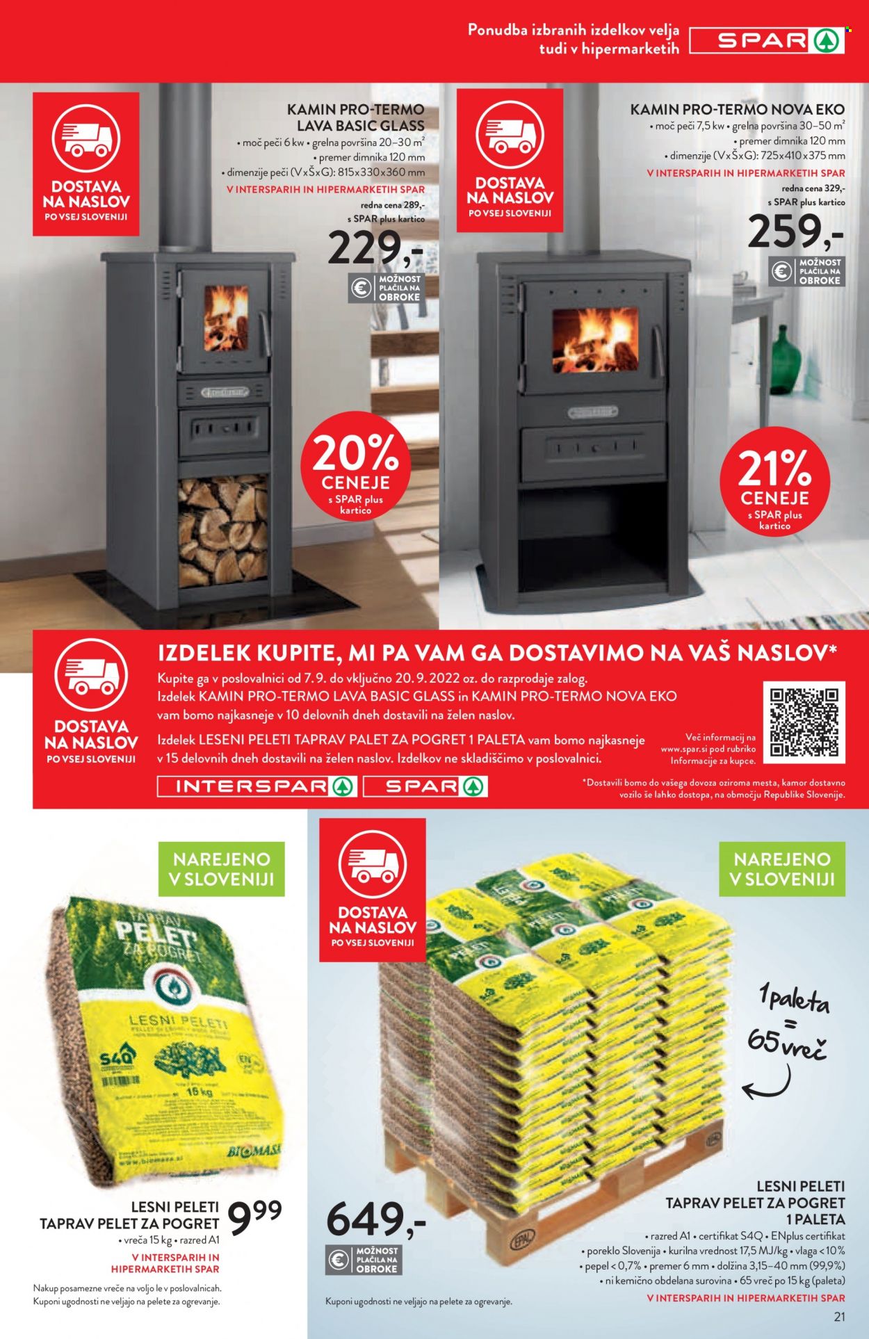 SPAR katalog - 7.9.2022 - 20.9.2022. Stran 21