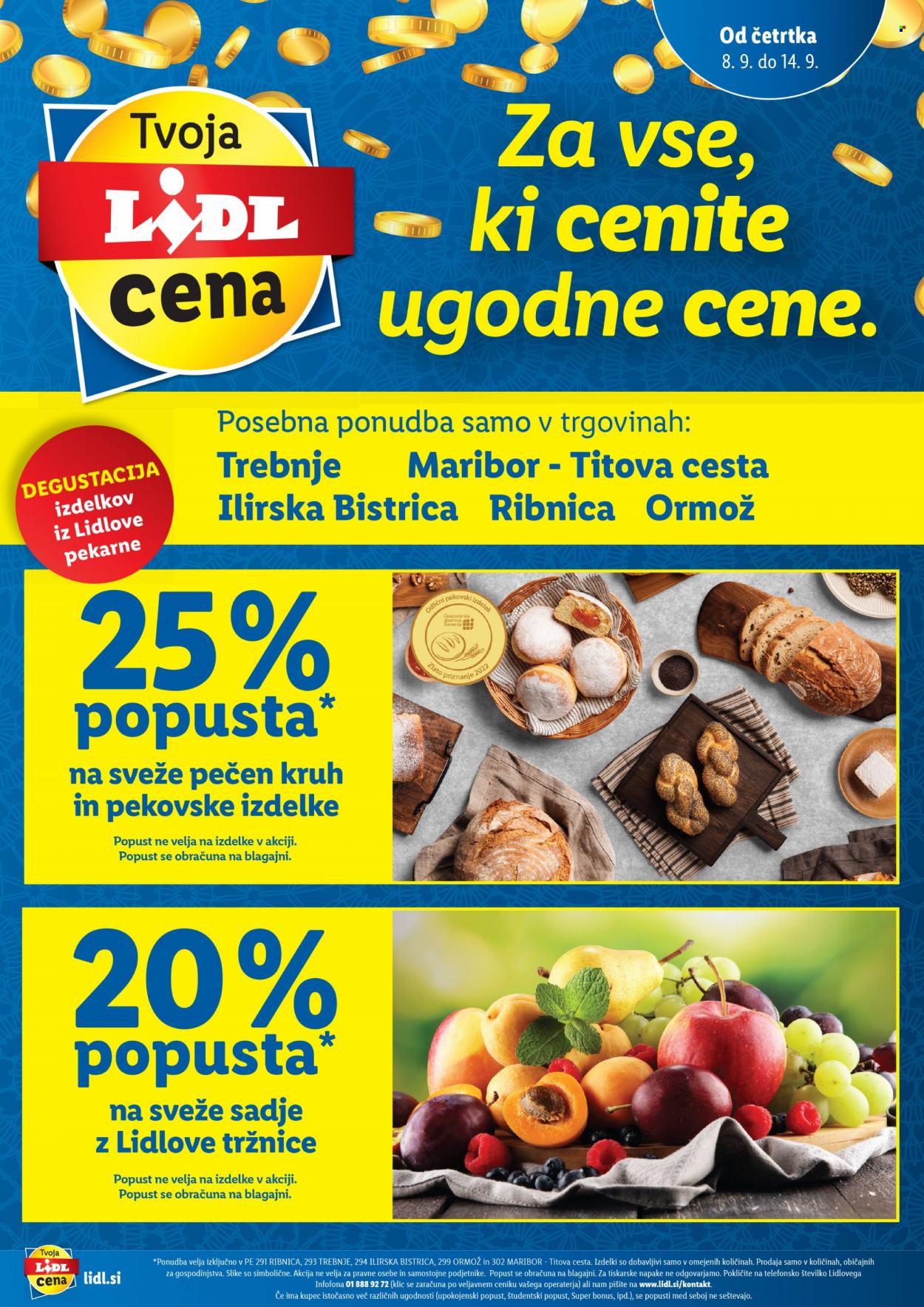 Lidl katalog - 8.9.2022 - 14.9.2022. Stran 1