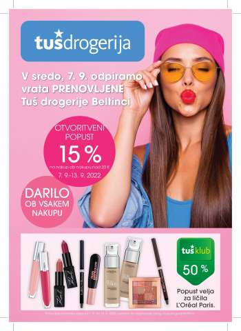 Tuš Drogeria katalog - 07.09.2022 - 13.09.2022.