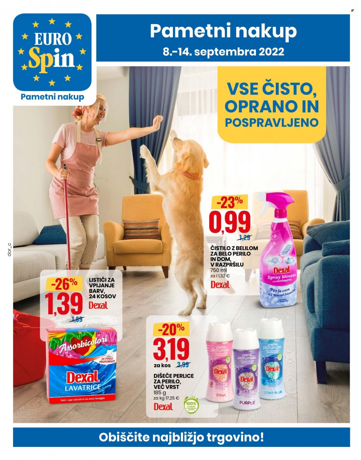 EuroSpin katalog - 8.9.2022 - 14.9.2022. Stran 1