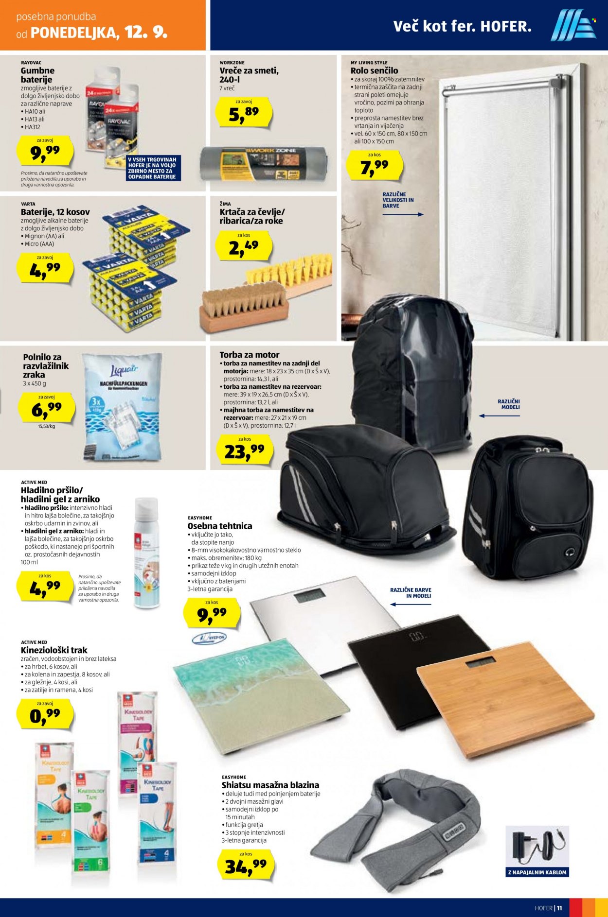 Hofer katalog - 9.9.2022 - 17.9.2022. Stran 11