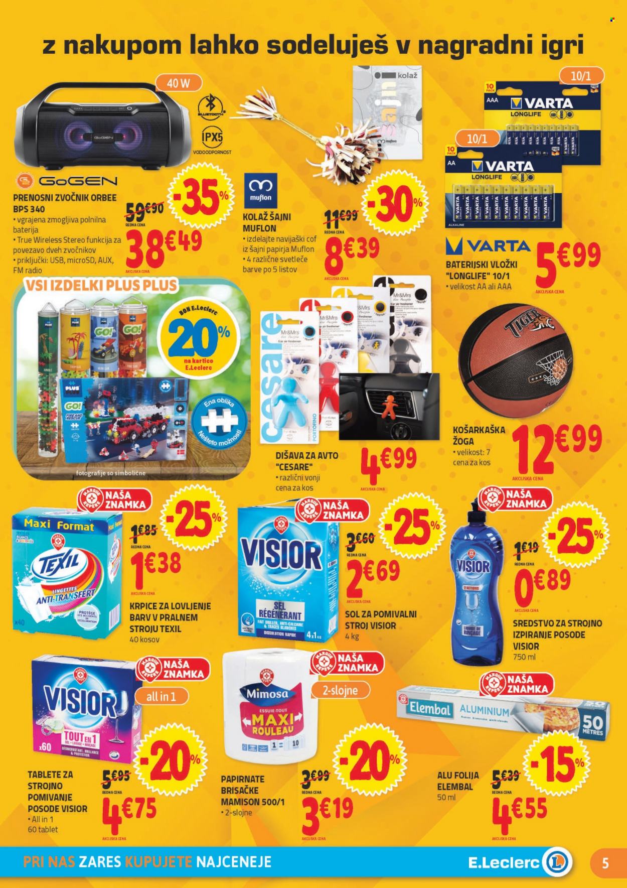E.Leclerc katalog - 7.9.2022 - 17.9.2022. Stran 5