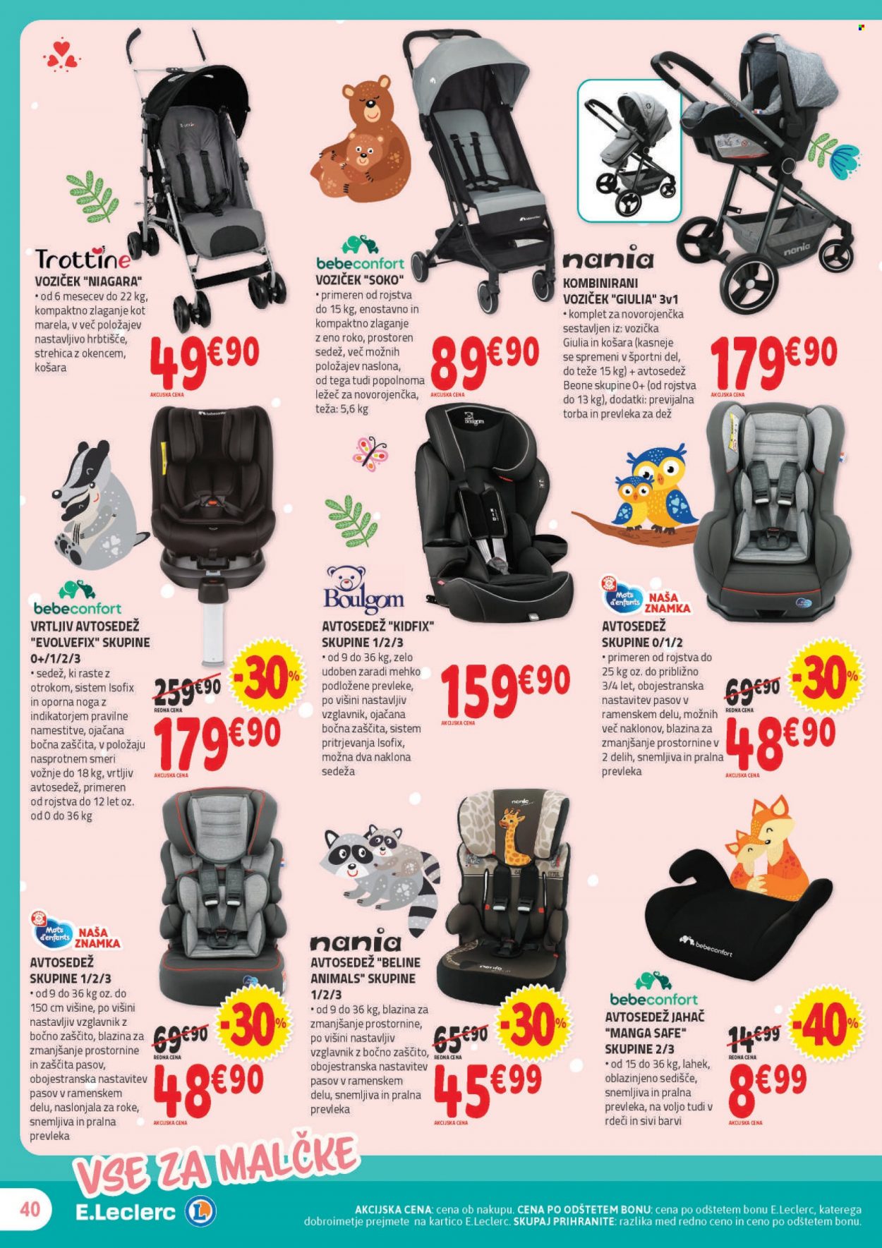 E.Leclerc katalog - 7.9.2022 - 17.9.2022. Stran 40
