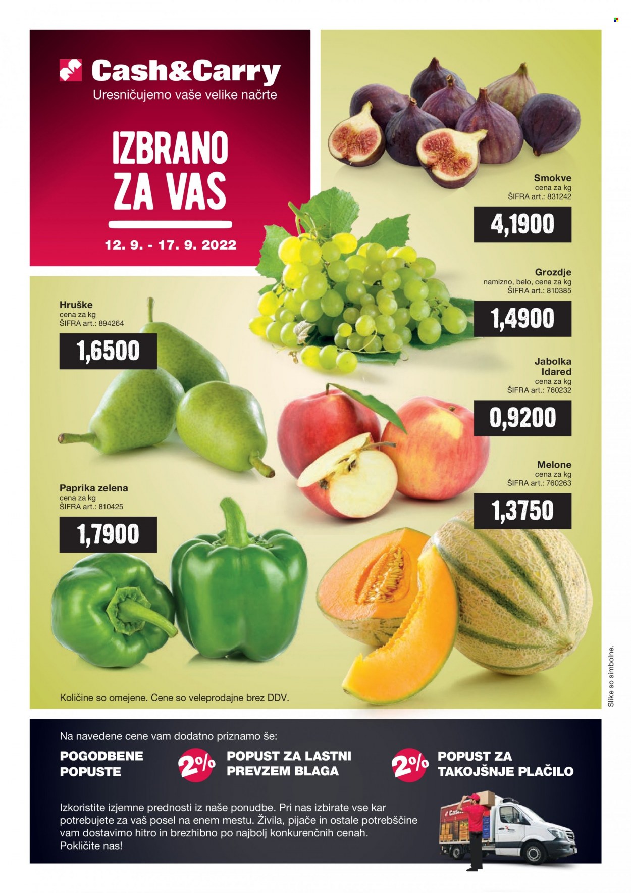 Mercator Cash & Carry katalog - 12.9.2022 - 17.9.2022. Stran 1