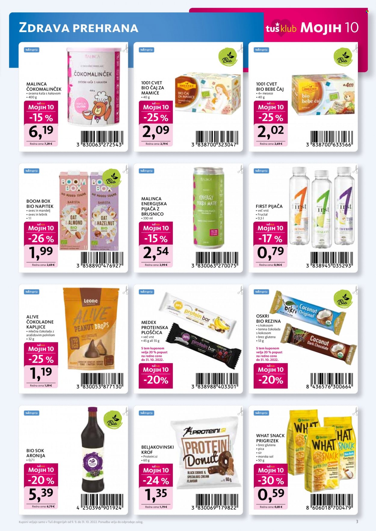Tuš Drogeria katalog - 9.9.2022 - 31.10.2022. Stran 3