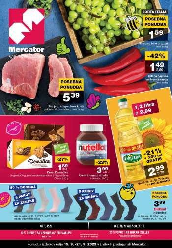 Mercator katalog - 15.09.2022 - 21.09.2022.