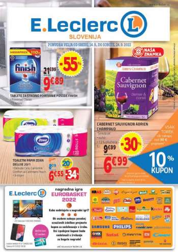 E.Leclerc katalog - 14.09.2022 - 24.09.2022.
