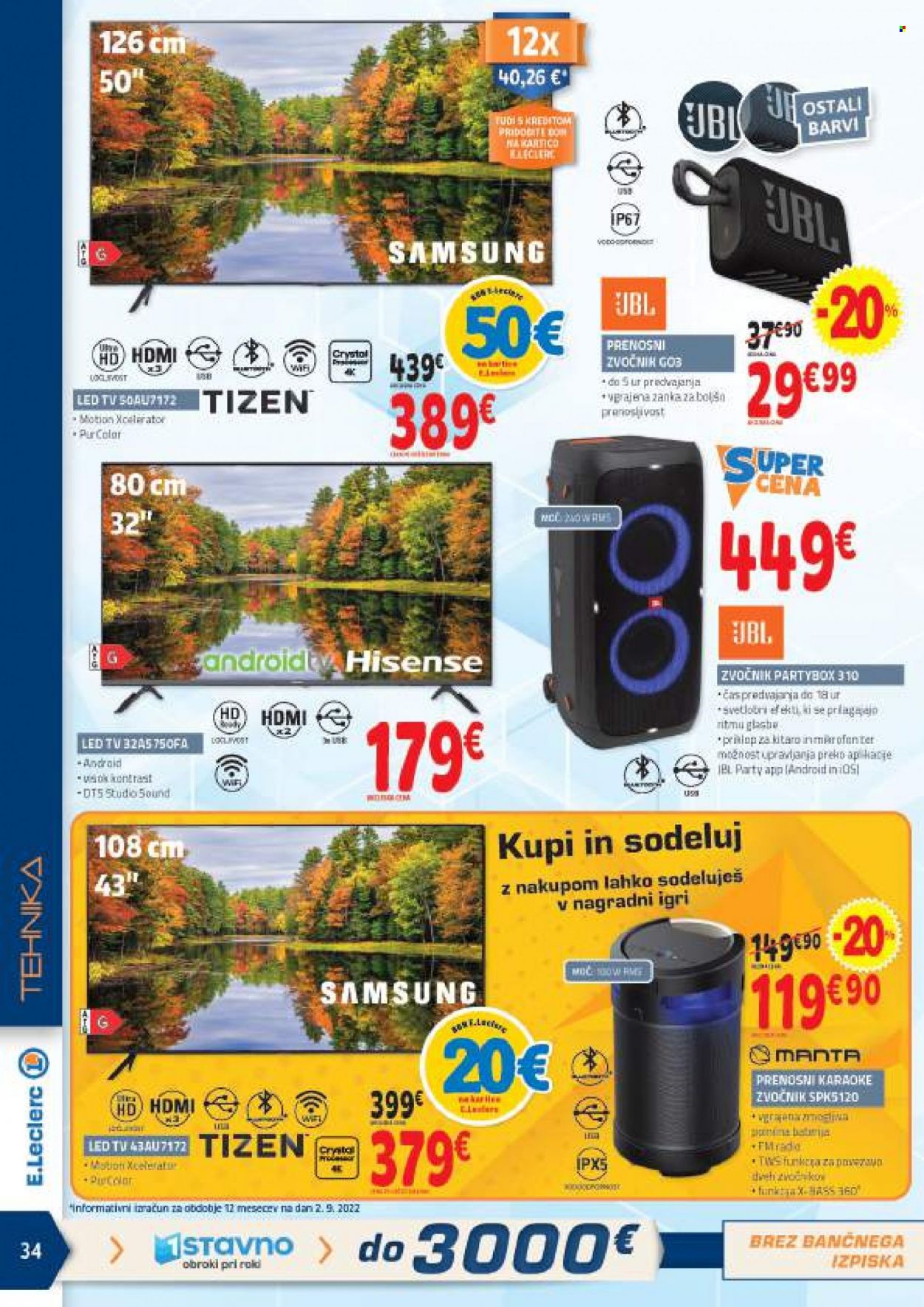 E.Leclerc katalog - 14.9.2022 - 24.9.2022. Stran 34
