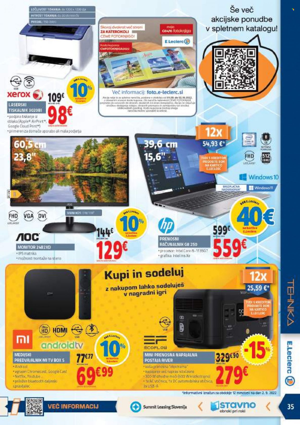 E.Leclerc katalog - 14.9.2022 - 24.9.2022. Stran 35