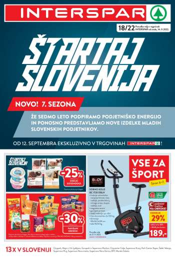 INTERSPAR katalog - 14.09.2022 - 27.09.2022.