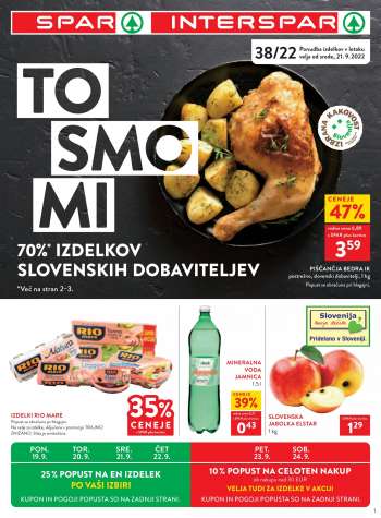 SPAR katalog - 21.09.2022 - 04.10.2022.