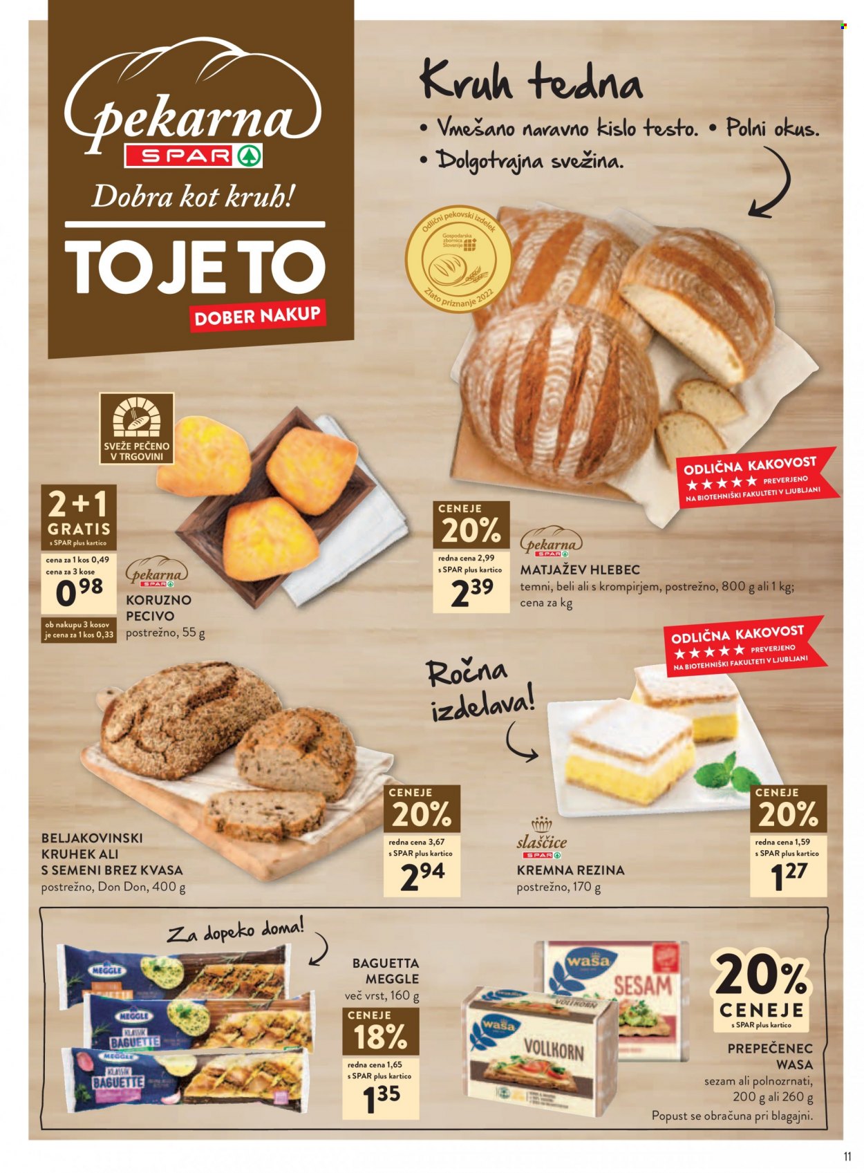 SPAR katalog - 21.9.2022 - 4.10.2022. Stran 11