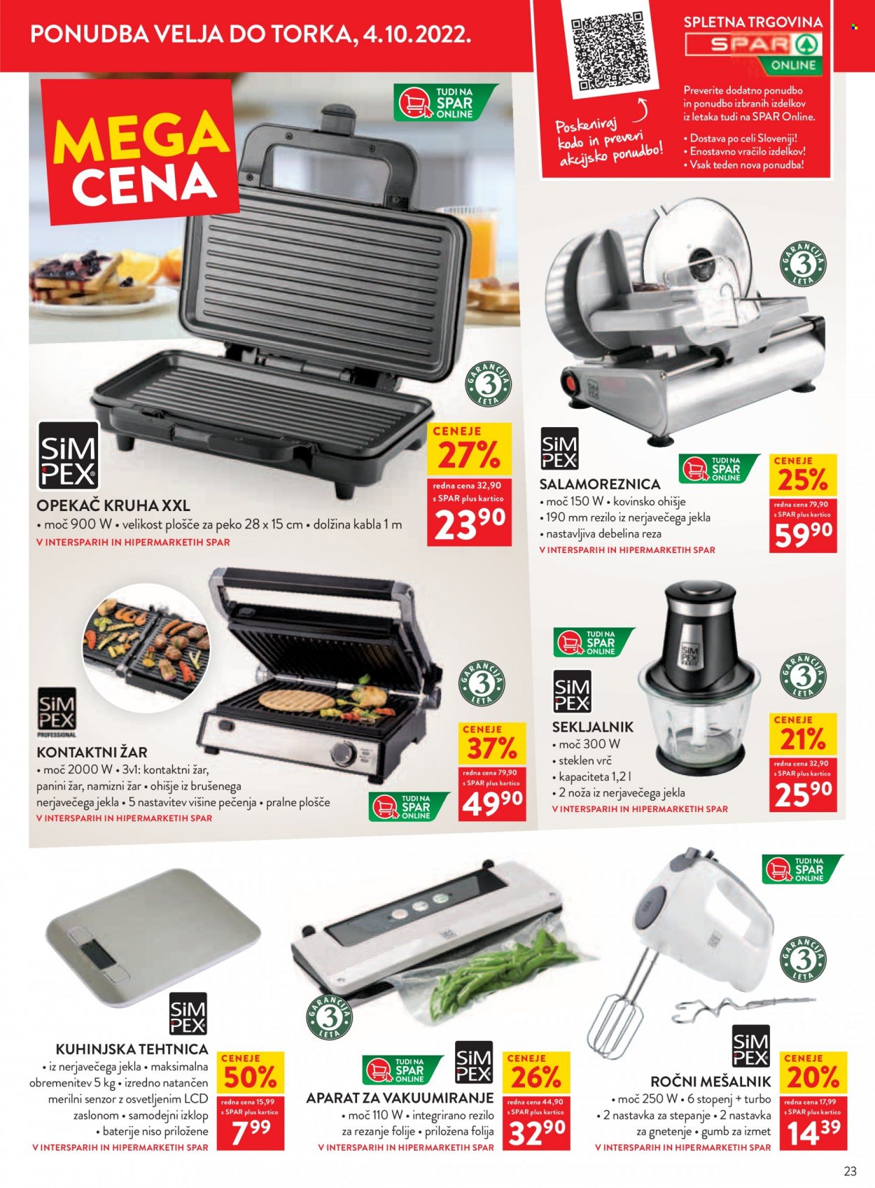 SPAR katalog - 21.9.2022 - 4.10.2022. Stran 23