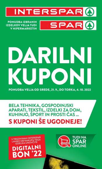 SPAR katalog - 21.09.2022 - 04.10.2022.