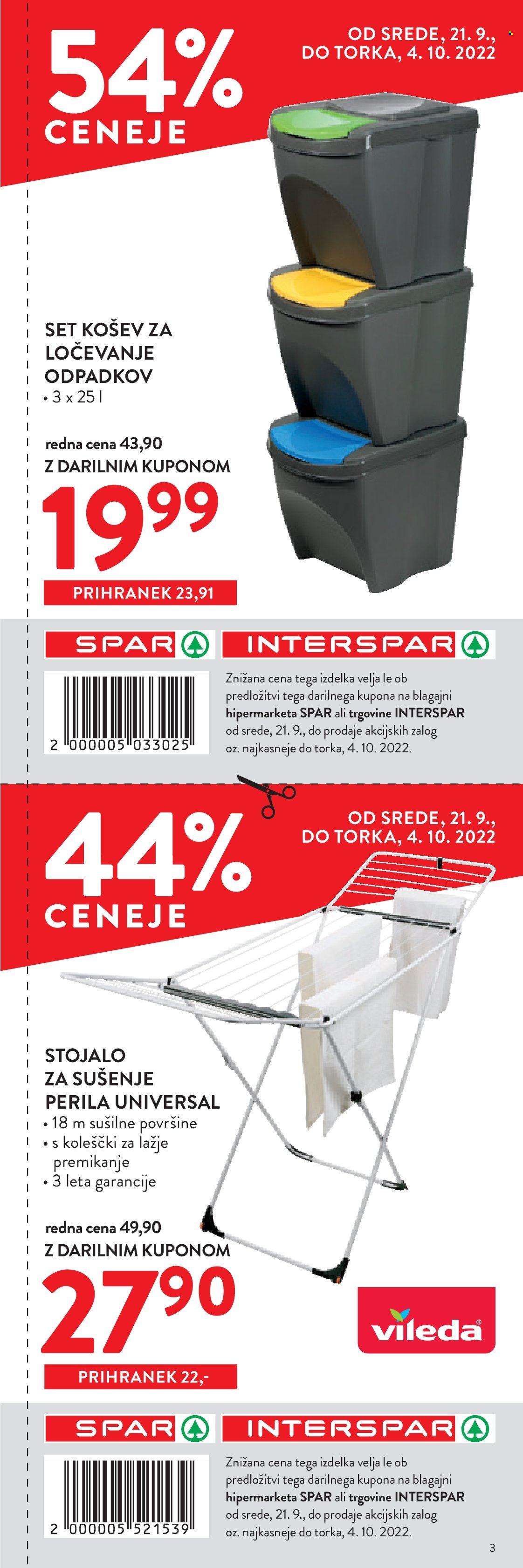 SPAR katalog - 21.9.2022 - 4.10.2022. Stran 3